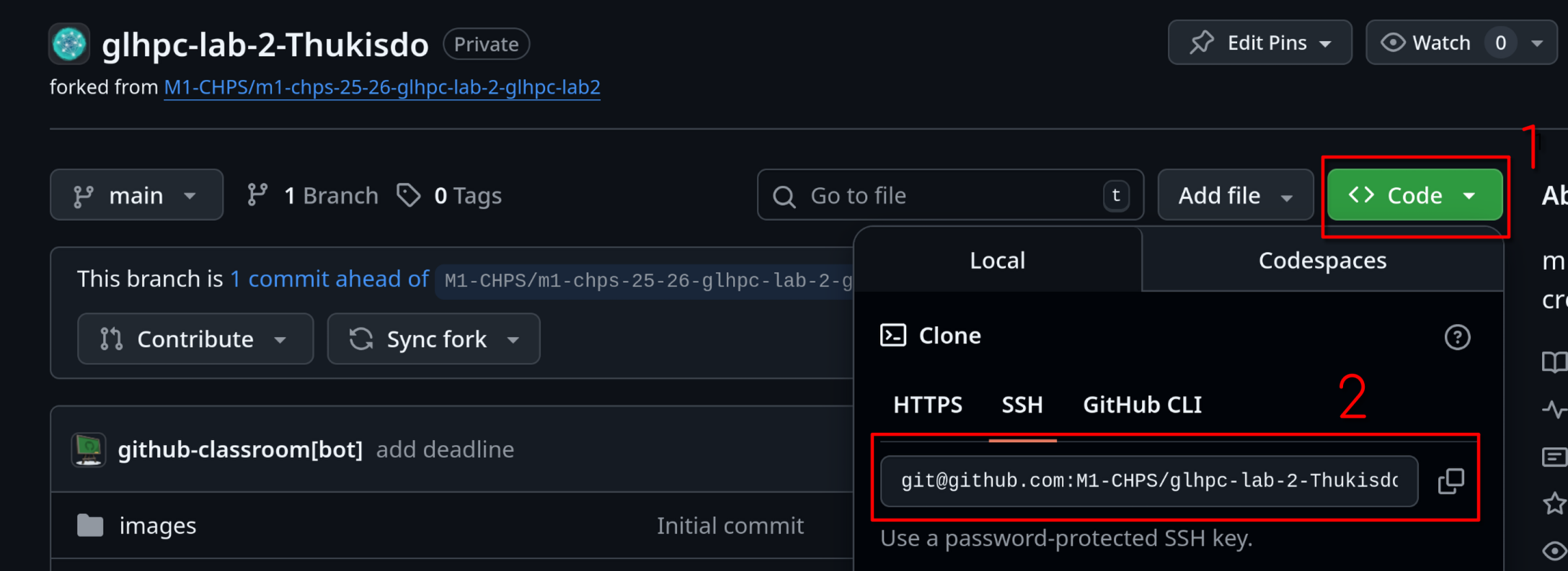 Cloning from Github using SSH